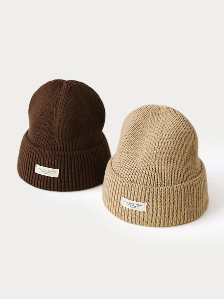 Stylish Warm Label Knit Beanie - Image 21
