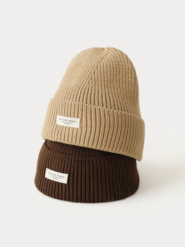 Stylish Warm Label Knit Beanie - Image 22