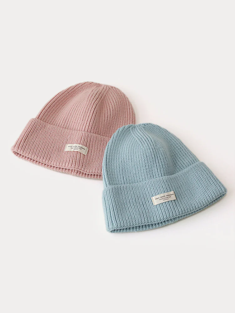 Stylish Warm Label Knit Beanie - Image 23
