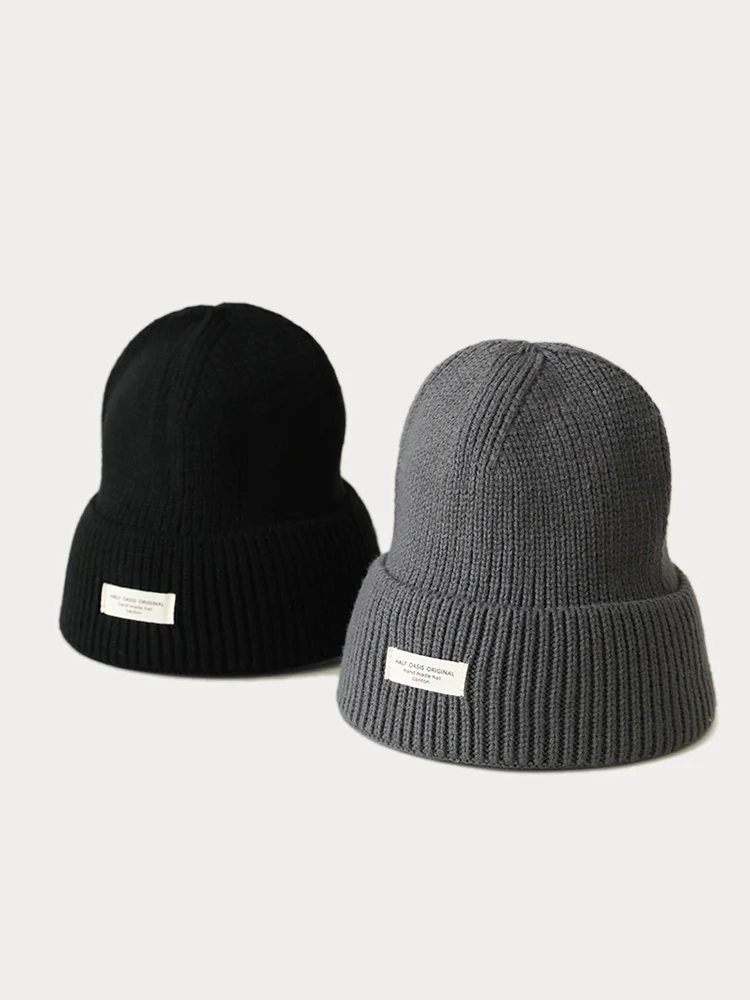 Stylish Warm Label Knit Beanie - Image 24