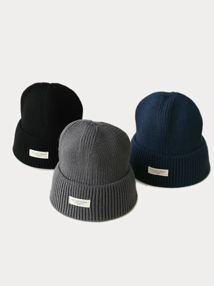 Stylish Warm Label Knit Beanie - Image 25