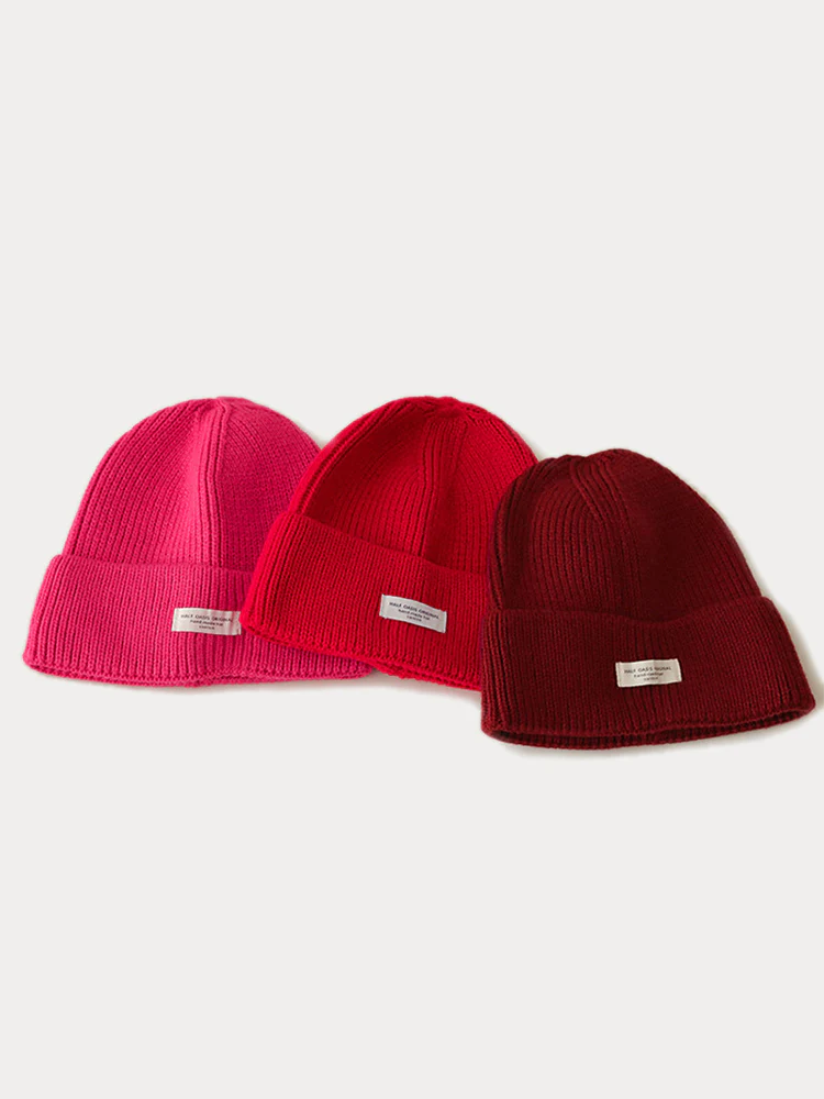Stylish Warm Label Knit Beanie - Image 26