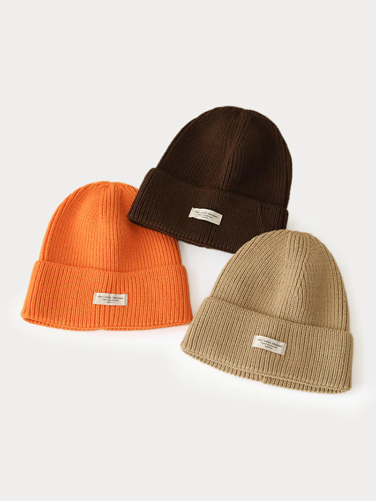 Stylish Warm Label Knit Beanie - Image 27