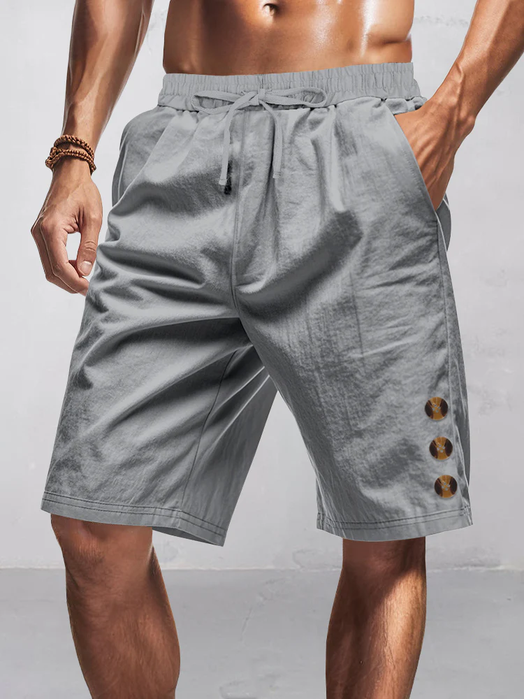Summer Breathable 100% Cotton Shorts - Image 4