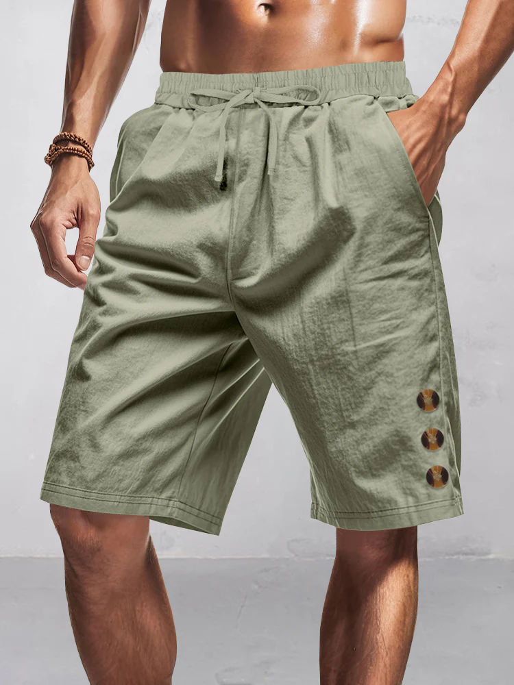 Summer Breathable 100% Cotton Shorts - Image 5