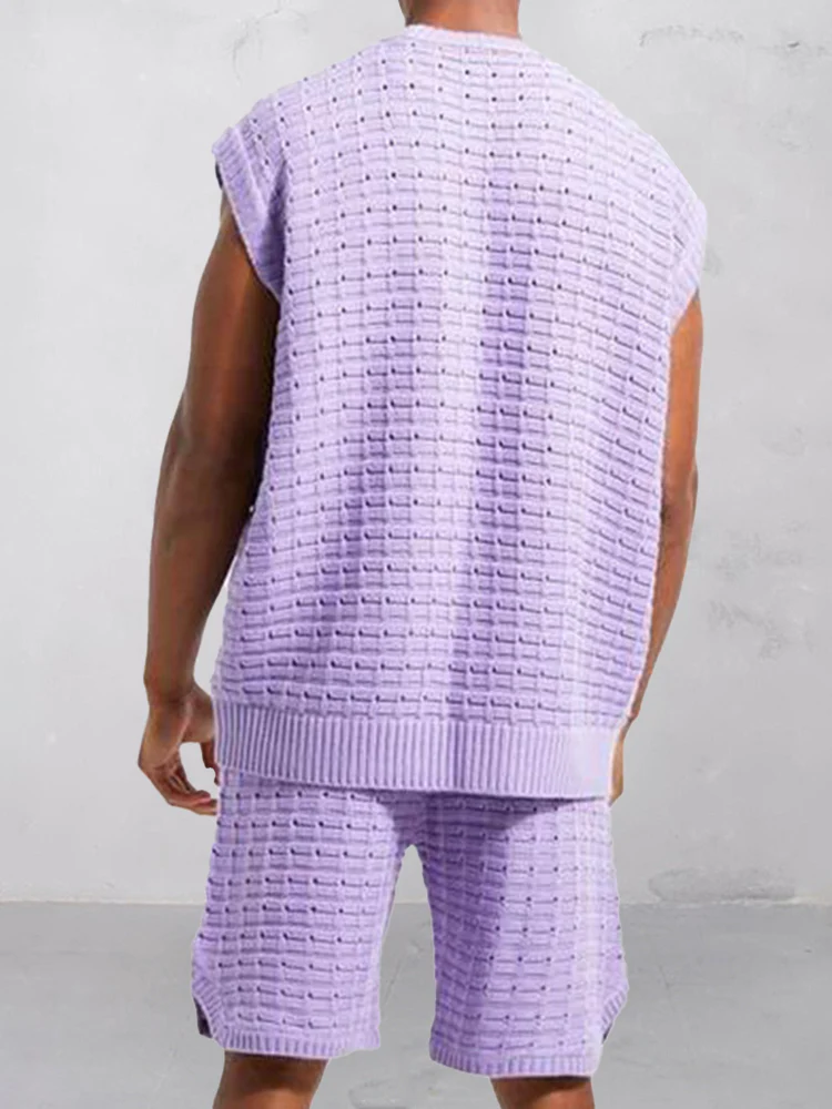 Summer Breathable Knit 2-Piece Set - Image 6