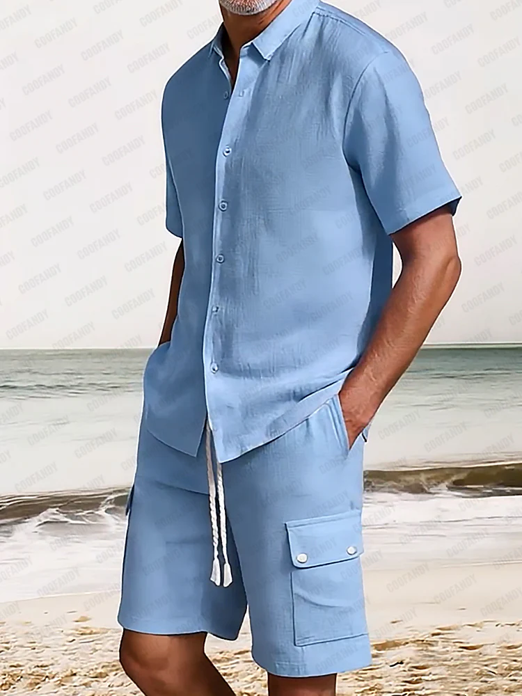 Summer Essential Cotton Shirt Set - Image 3