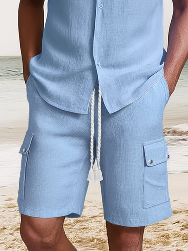 Summer Essential Cotton Shirt Set - Image 5