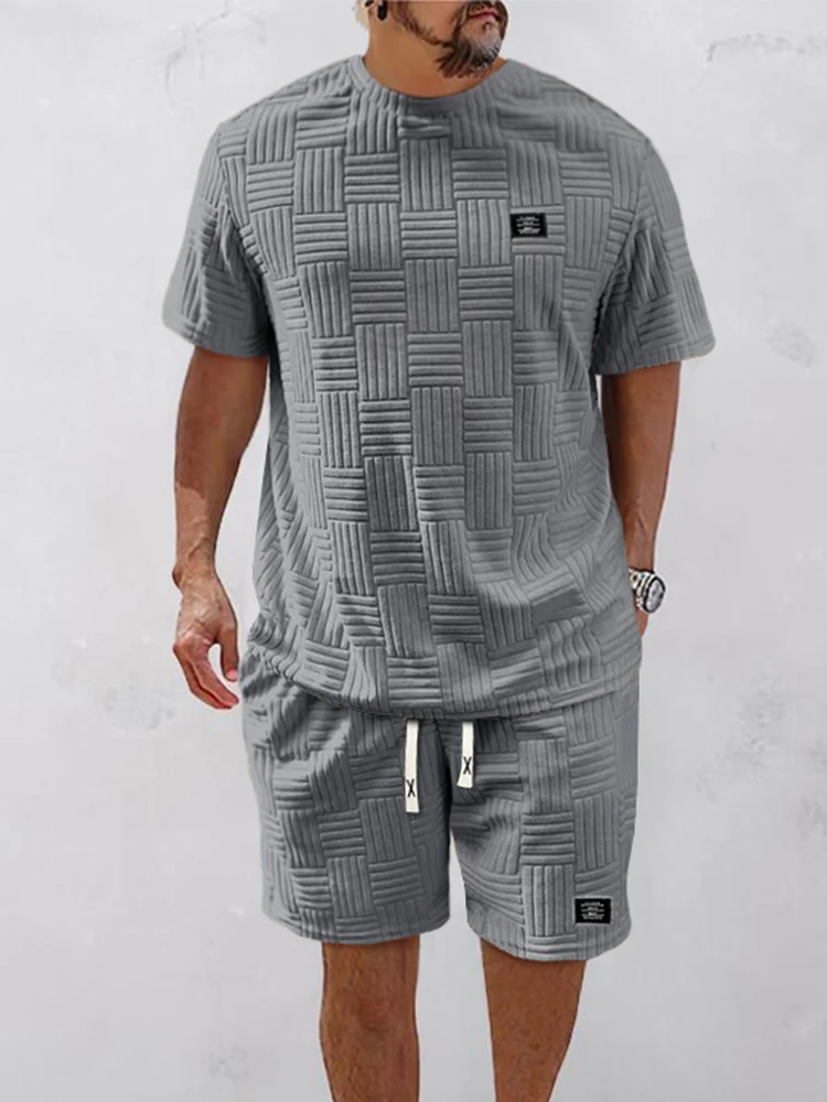 Summer Essentials Textured Tracksuits Set - Image 3