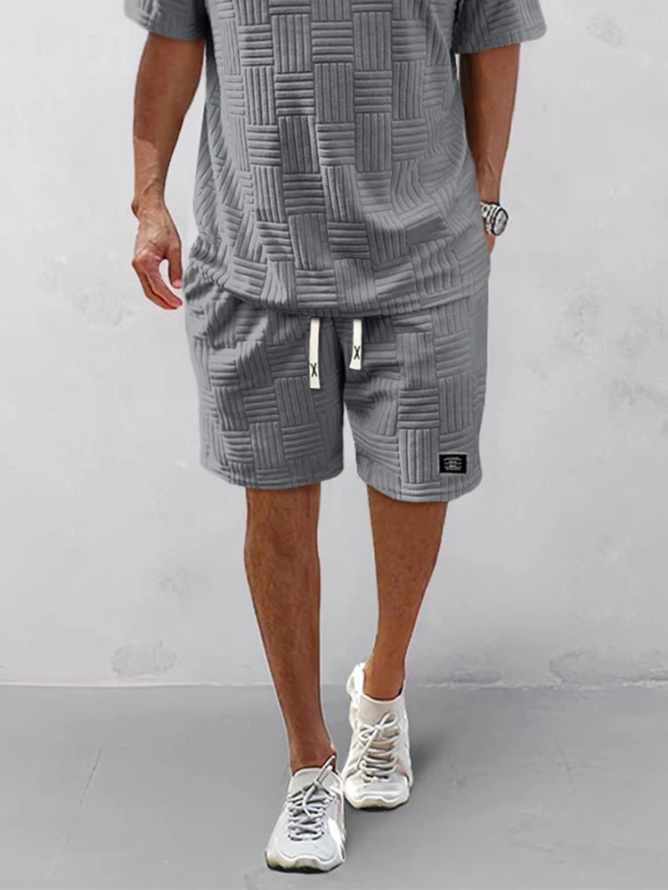 Summer Essentials Textured Tracksuits Set - Image 4