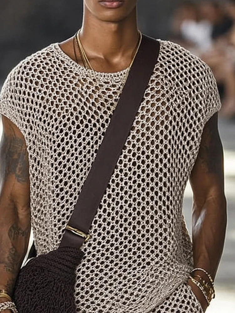 Summer Openwork Knit Matching Set - Image 3
