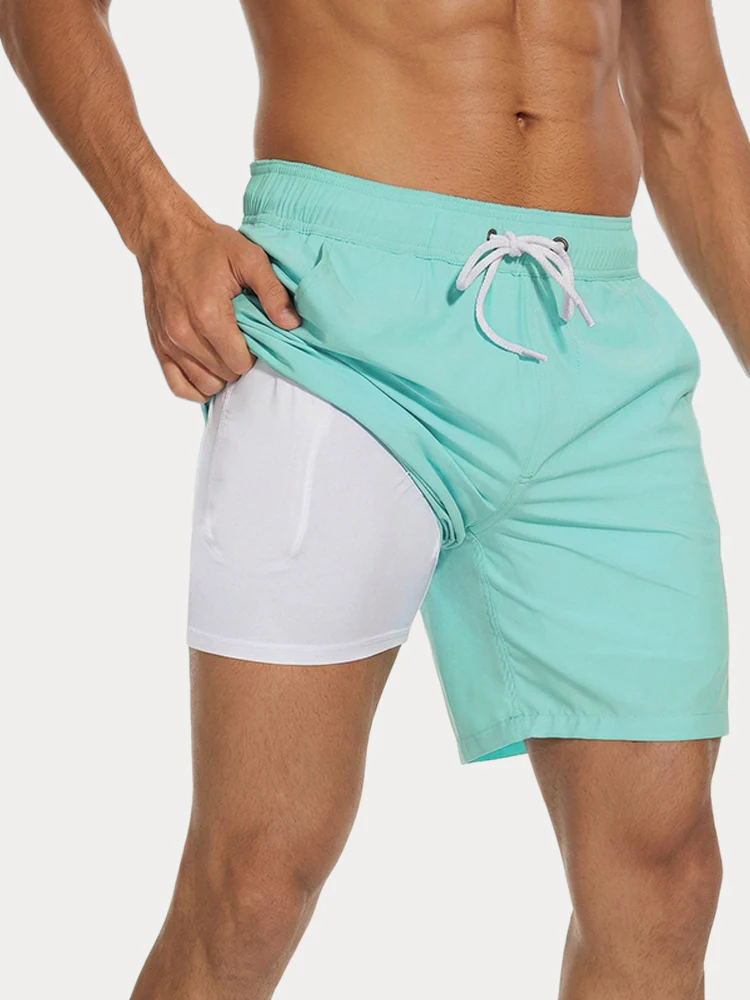 Summer Resort Built-In Liner Swim Trunks - Image 10