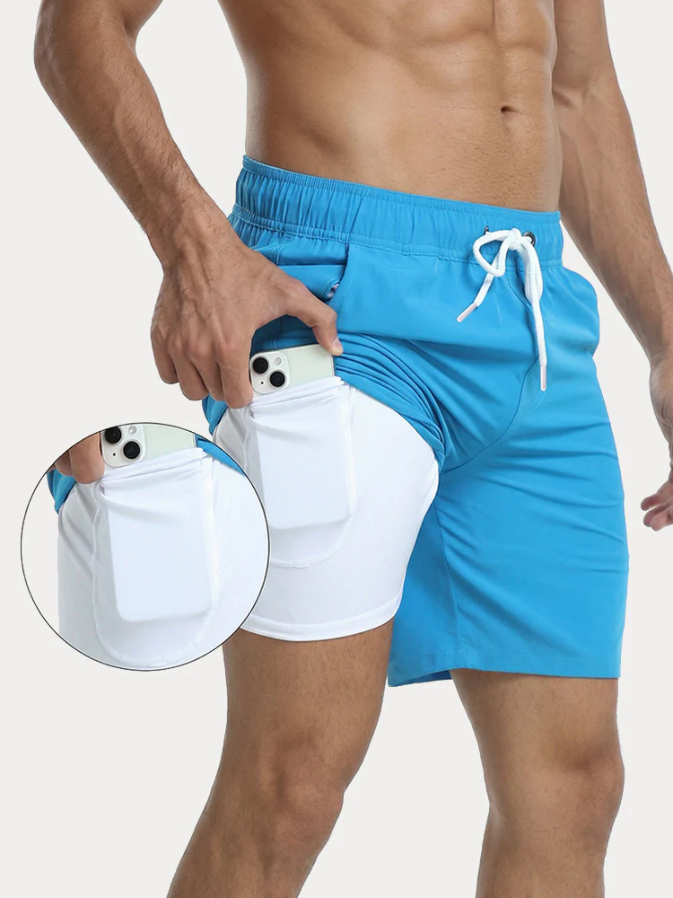 Summer Resort Built-In Liner Swim Trunks - Image 3