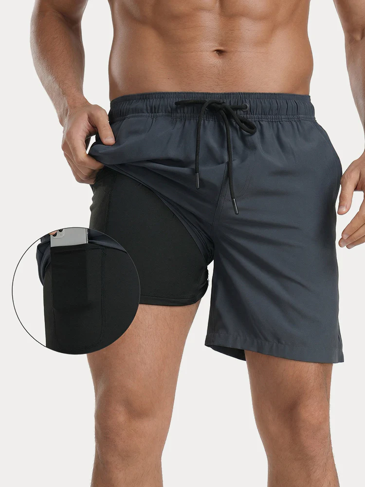 Summer Resort Built-In Liner Swim Trunks - Image 9