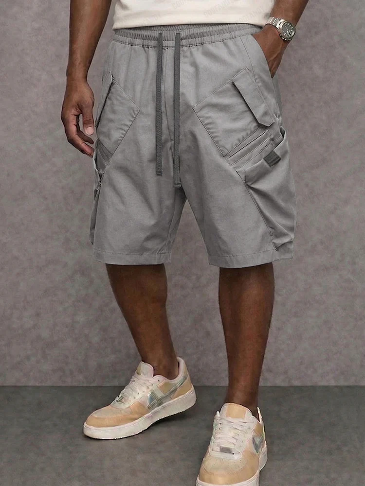 Summer Utility Pockets Cargo Shorts - Image 2