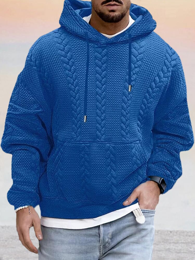 Textural Loose Fit Hoodie - Image 3