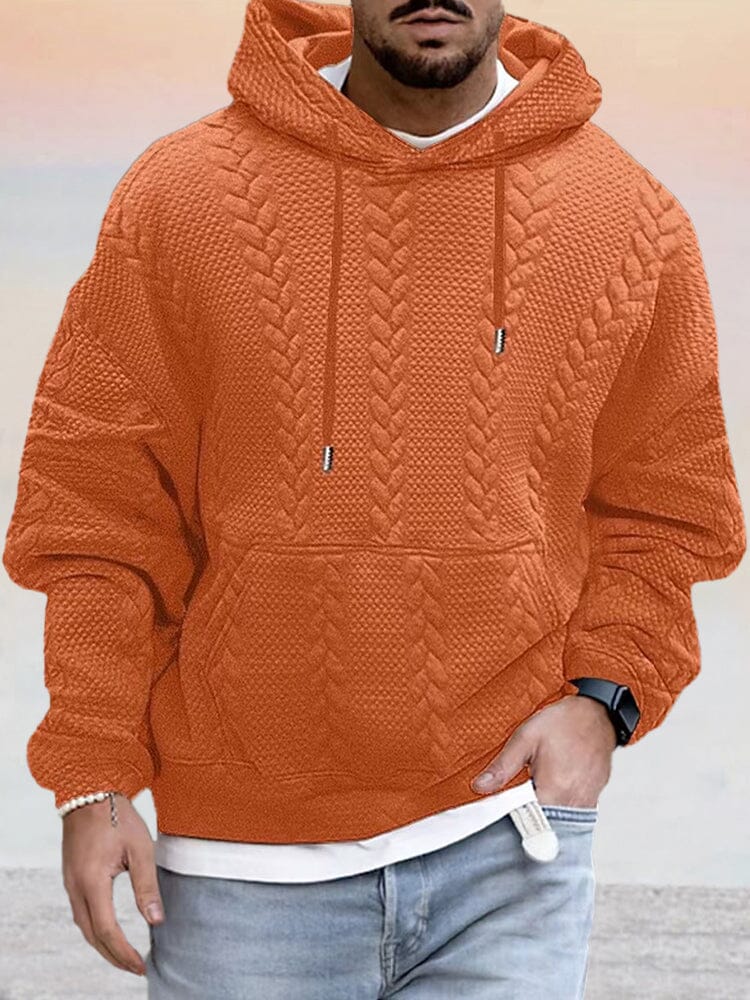Textural Loose Fit Hoodie - Image 4