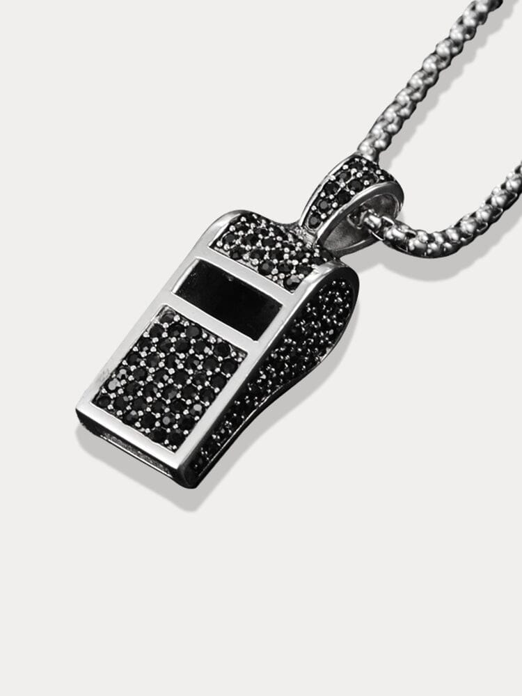Titanium Whistle Pendant Necklace - Image 4