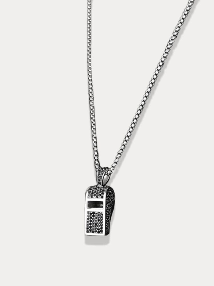 Titanium Whistle Pendant Necklace - Image 7