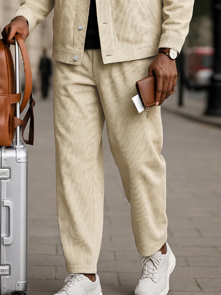 Travel Essential Corduroy Matching Set - Image 4