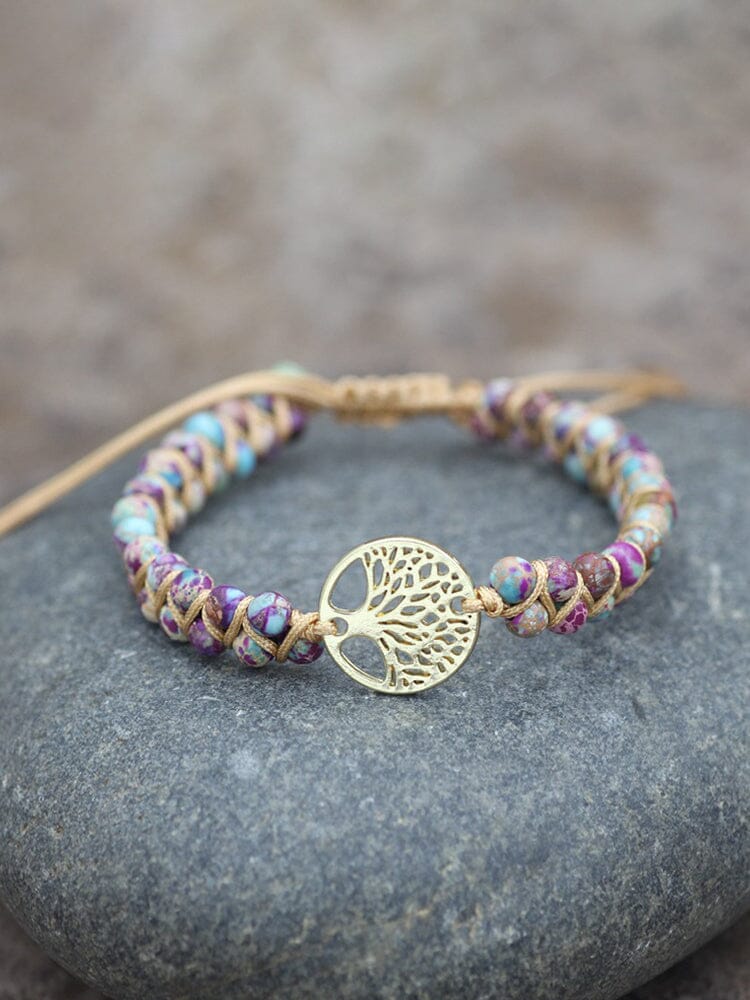 Tree of Life Pendant Woven Bracelet - Image 7