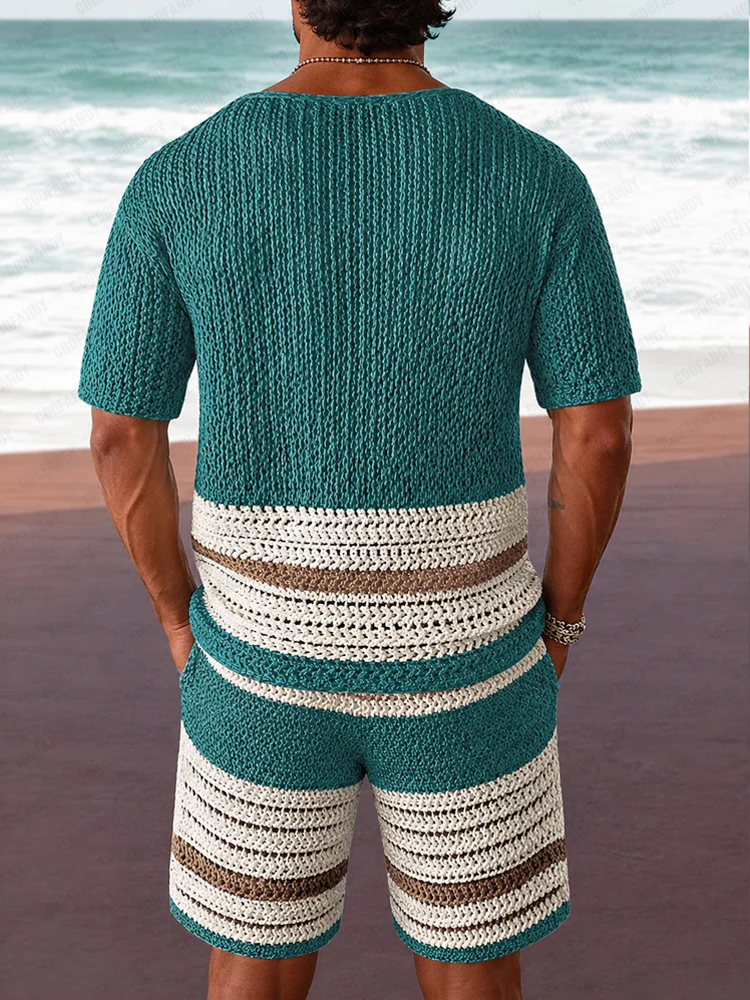 Trendy Breathable Knit Casual Set - Image 3