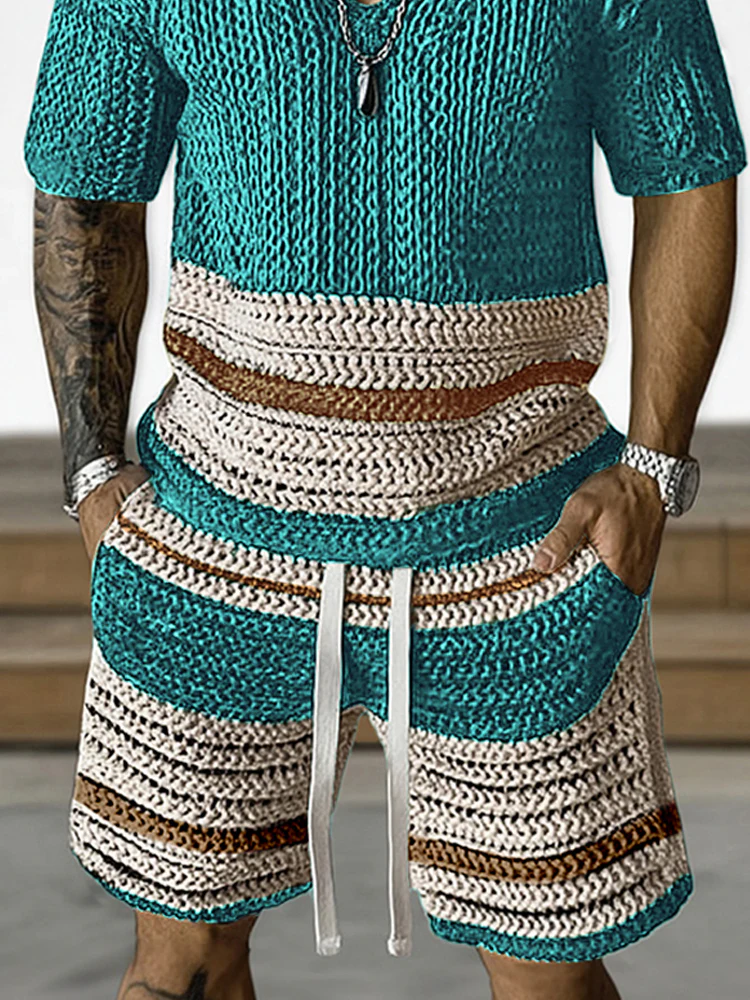 Trendy Breathable Knit Casual Set - Image 5