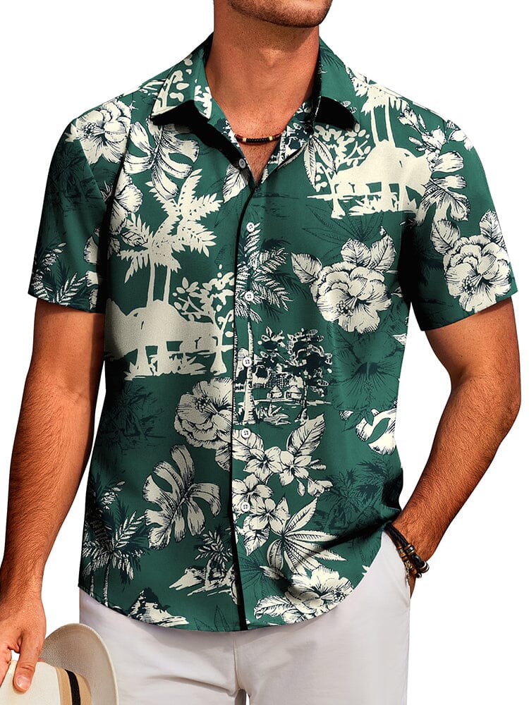 Tropical Floral Beach Shirt (US Only) - Image 13