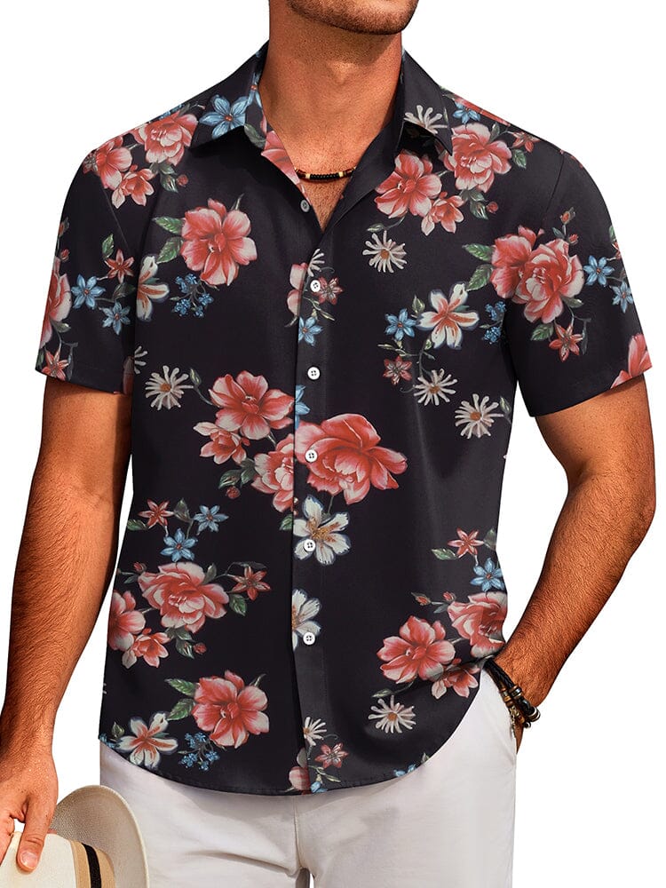 Tropical Floral Beach Shirt (US Only) - Image 3