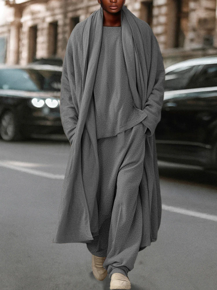 Ultra-Soft Stretchy Simple 3-Piece Set - Image 2