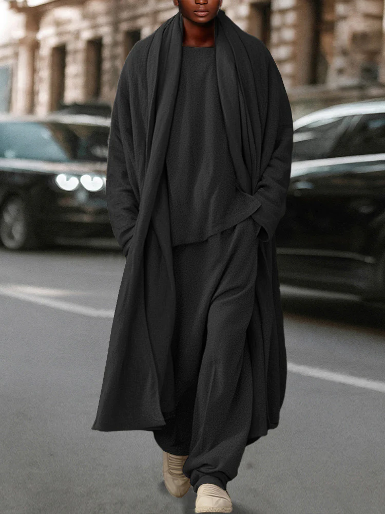 Ultra-Soft Stretchy Simple 3-Piece Set - Image 3