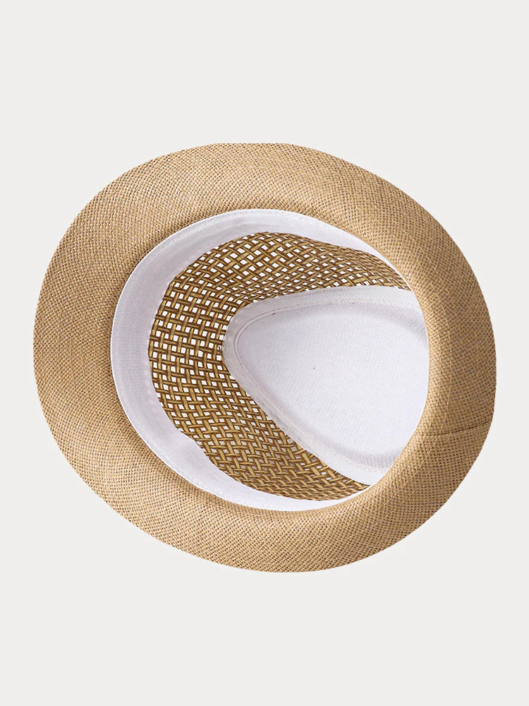 Unisex Summer Straw Panama Hat - Image 10