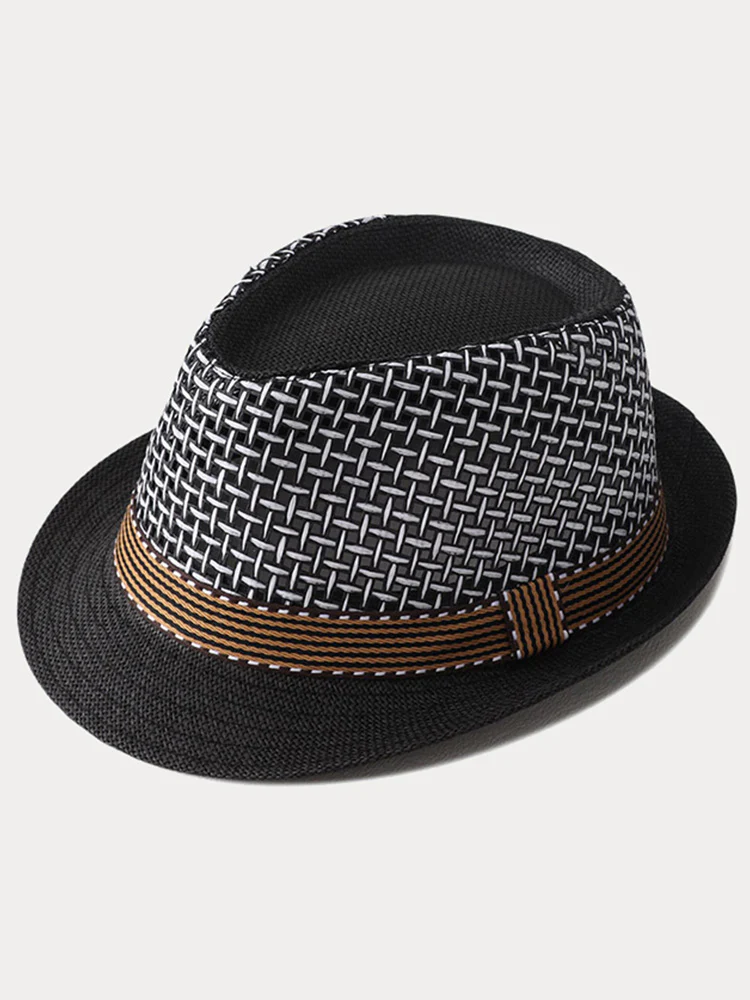 Unisex Summer Straw Panama Hat - Image 2