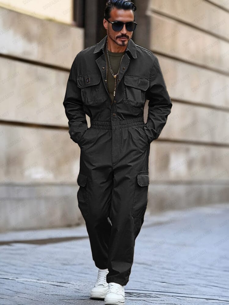 Urban 100% Cotton Cargo Jumpsuit - Image 2