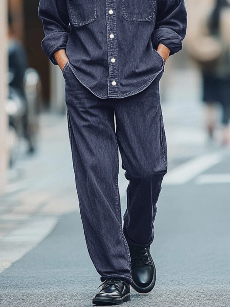 Urban Casual Denim Co-ord Set - Image 4