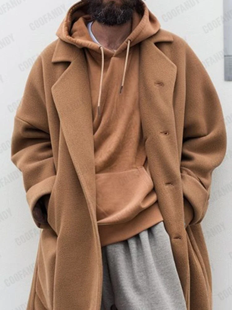 Urban Casual Tweed Coat - Image 4