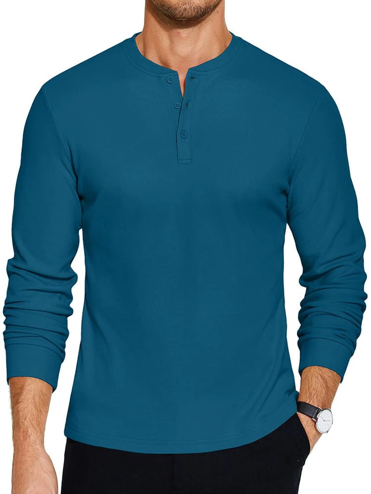 Urban Classic Simple Henley Shirt (US Only) - Image 10