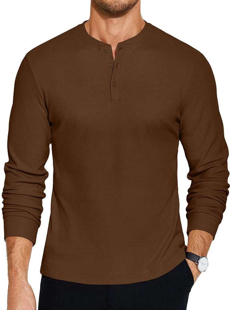 Urban Classic Simple Henley Shirt (US Only) - Image 11
