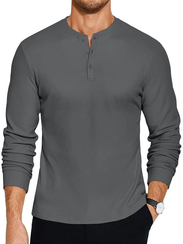 Urban Classic Simple Henley Shirt (US Only) - Image 12