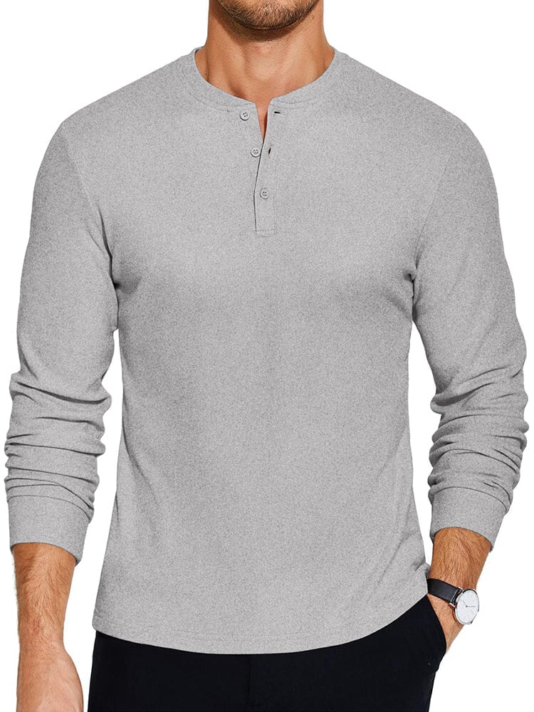 Urban Classic Simple Henley Shirt (US Only) - Image 13