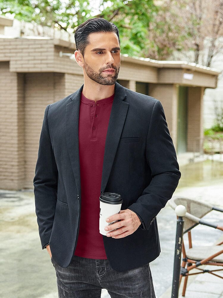 Urban Classic Simple Henley Shirt (US Only) - Image 19