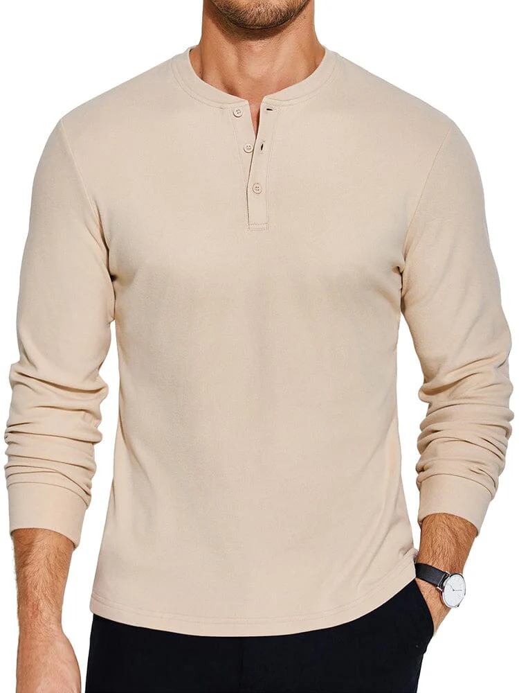 Urban Classic Simple Henley Shirt (US Only) - Image 9