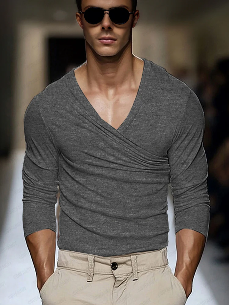 Urban Cross Front V-Neck Top - Image 2
