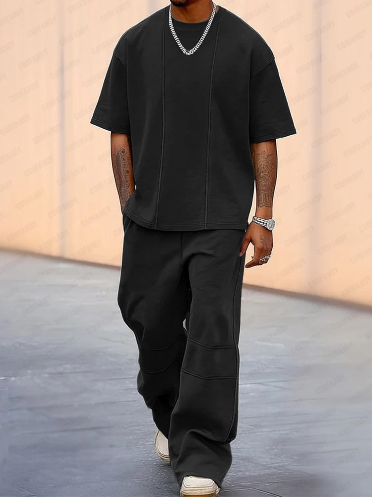Urban Essential T-Shirt Pants Set - Image 2