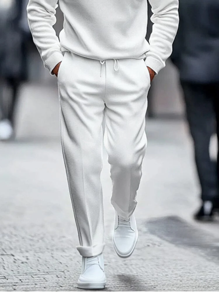 Simple Quarter Zip Tracksuit Set - Image 4