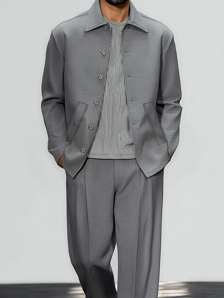 Urban Luxe Casual Thin Suit Set - Image 3