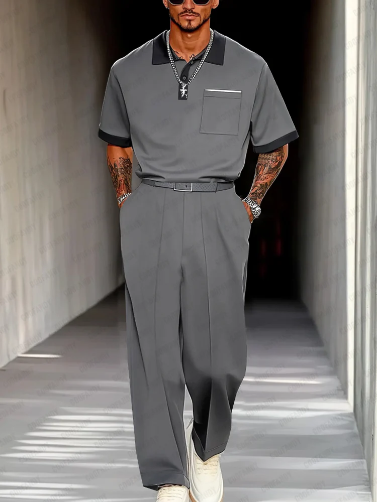 Urban Relaxed Fit Casual Set - Image 2
