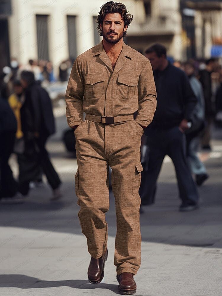 Urban Zip Front Cotton Jumpsuit - Image 2