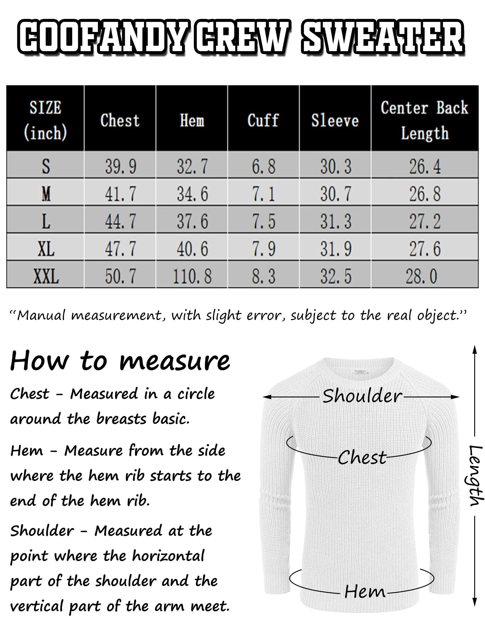 Crew Neck Slim Fit Knitted Pullover Sweater (US Only) - Image 11
