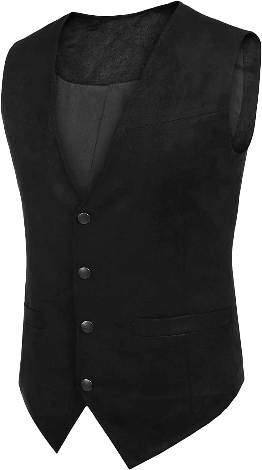 Western Suede Leather Vest Suit (US Only) - Image 6